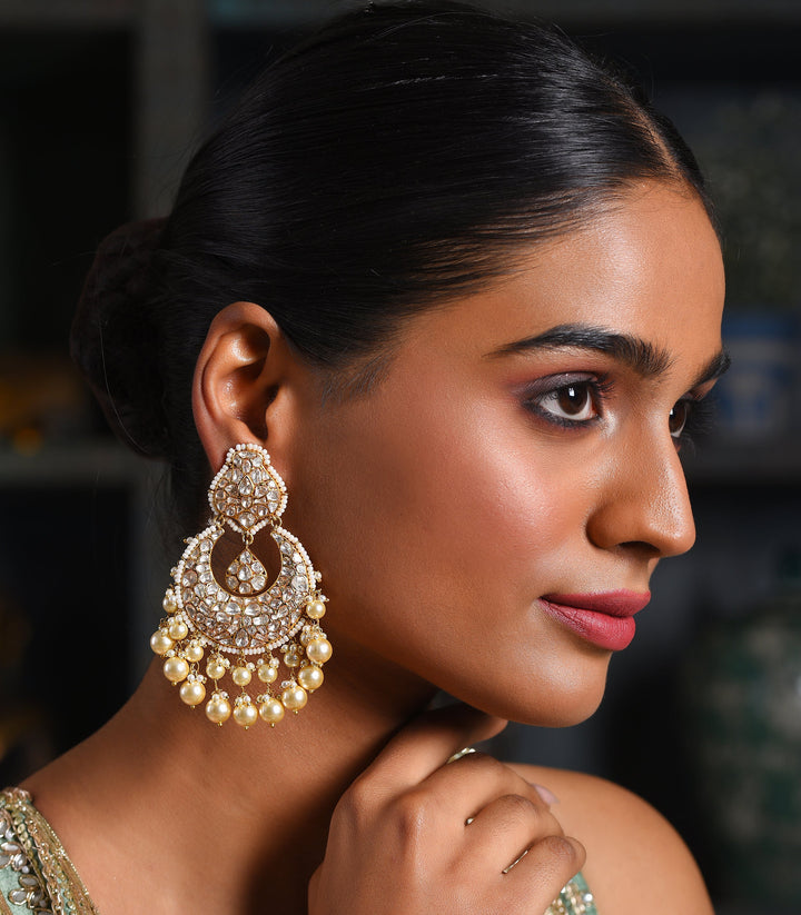 AARADHYA MOISSANITE CHANDBALI