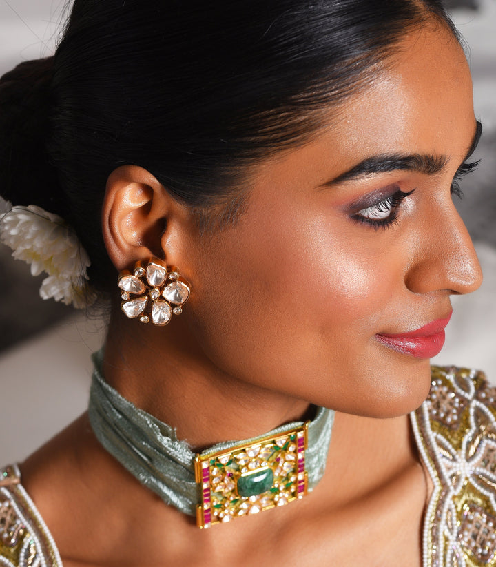 Devasree Moissanite Stud