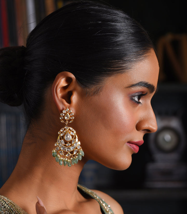 YAASHI GREEN MOISSANITE NECKLACE SET