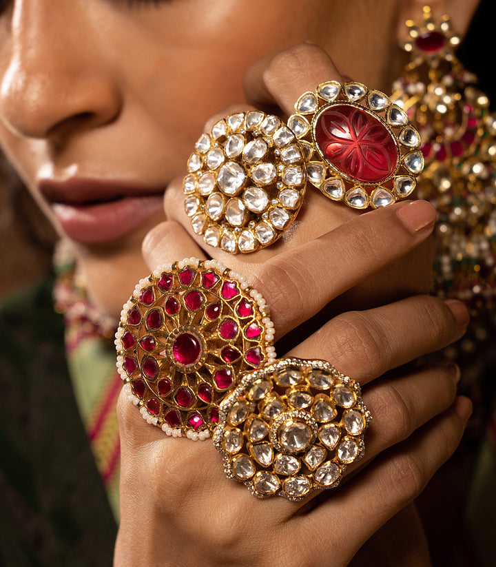 MANASVINI  MOISSANITE RING