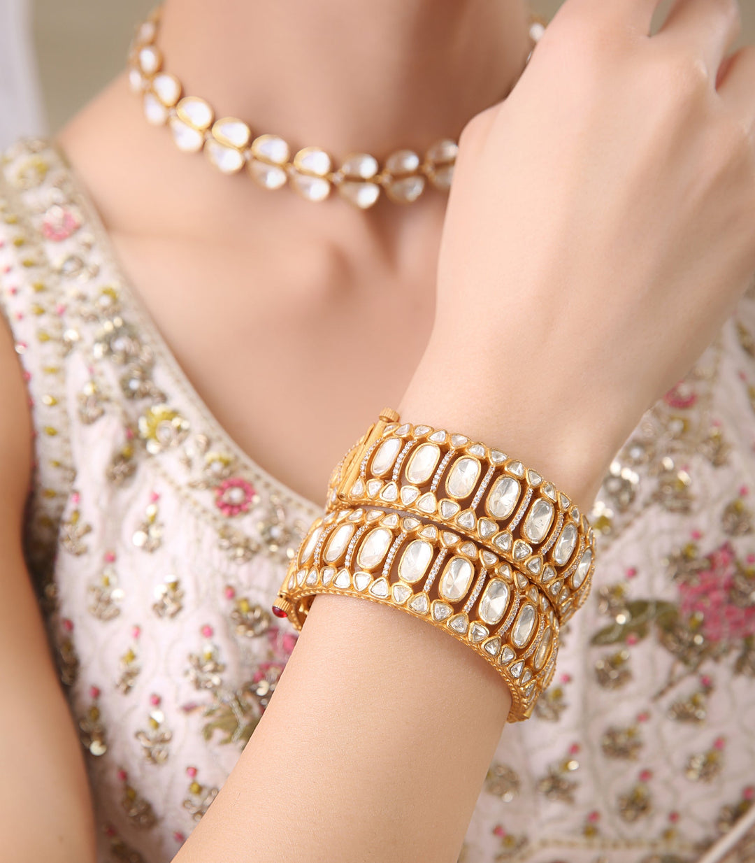 Dhriti Moissanite Bangles