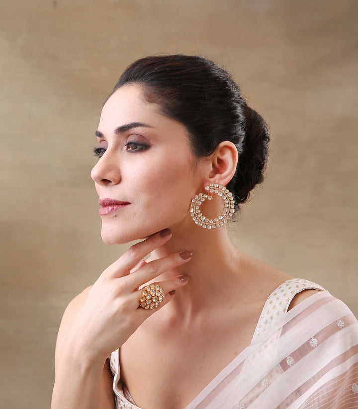 NIDHIMA  POLKI STUD