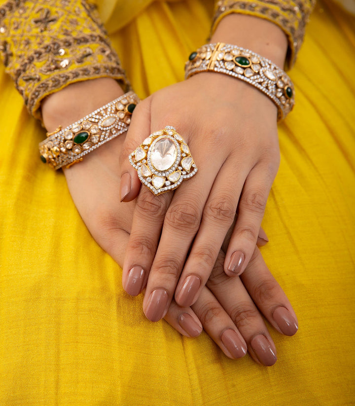 AADHISHREE MOISSANITE RING