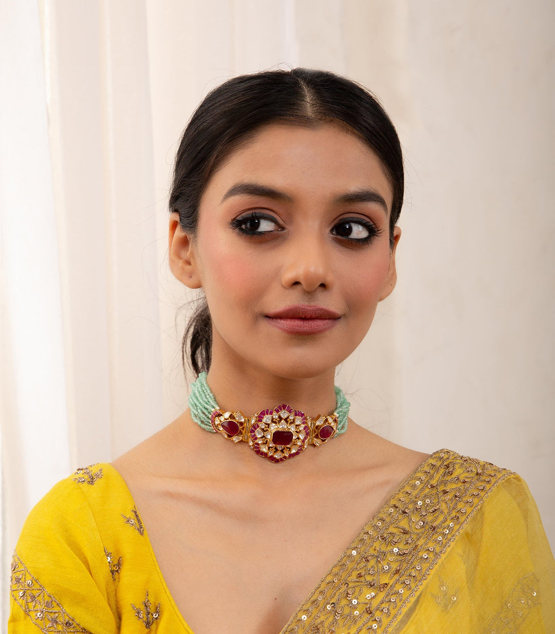 NANDINI RUBY MOISSANITE CHOKER