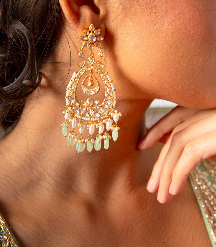 ANANTA MINT  MOISSANITE CHANDBALI