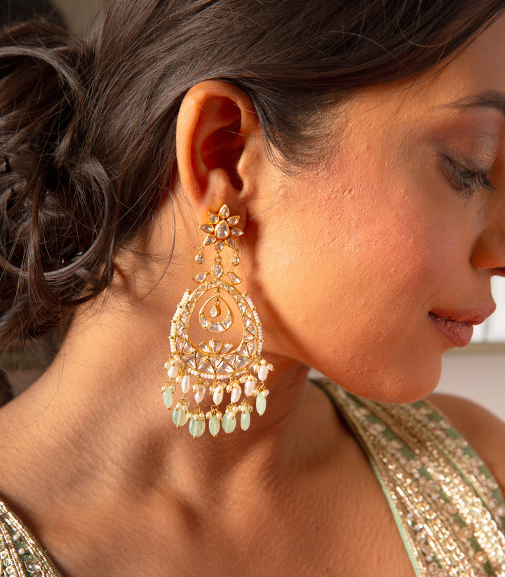 ANANTA MINT  MOISSANITE CHANDBALI