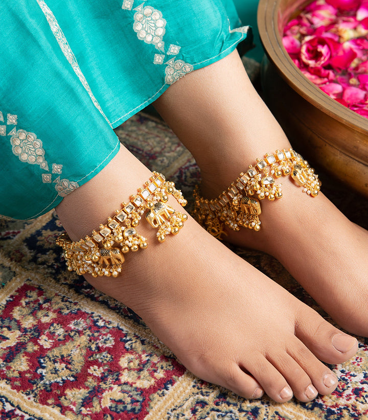 GAUTAMI ELEPHANT  KUNDAN PAYAL