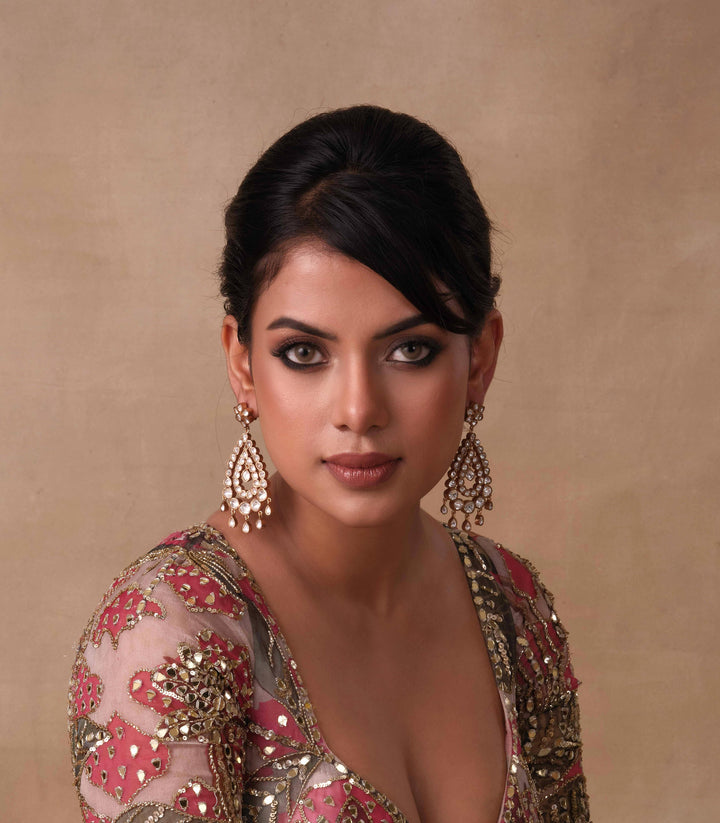 SVARA POLKI EARRING