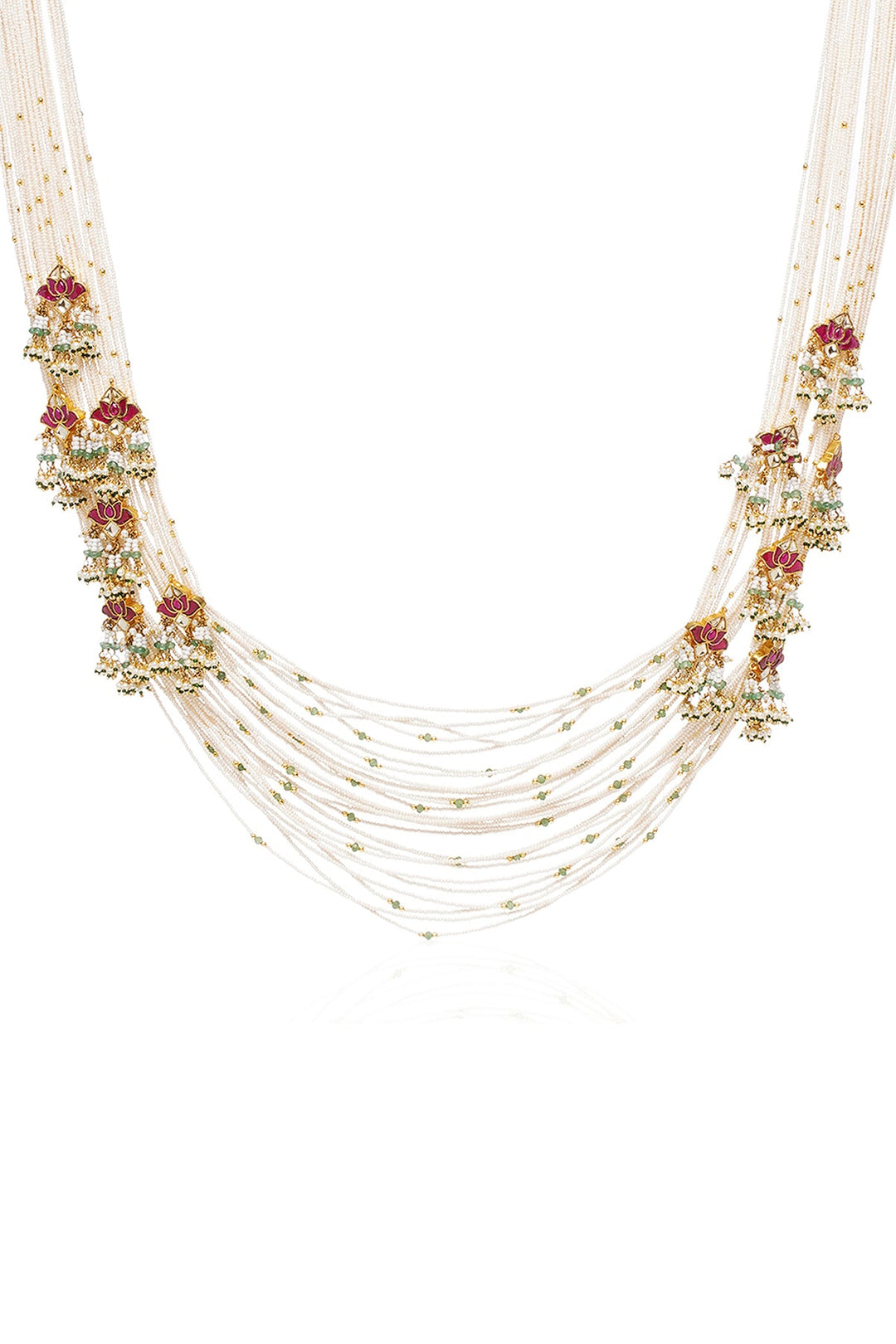 Anamika Red & Green Necklace